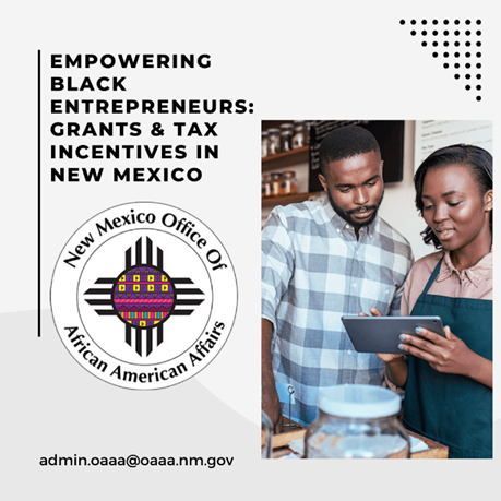 NM_OAAA's tweet photo. Advancing economic equity for Black entrepreneurs in New Mexico is not just about business—it’s about community resilience, generational wealth, and economic justice. s thrive and drive sustainable economic growth.
Black Chamber of Commerce New Mexico - https://t.co/oAj9Q9J253 https://t.co/0WN2kdX9Dd