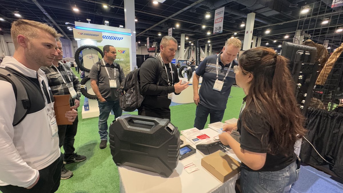 ObdstarTec's tweet photo. OBDSTAR at AIMEXPO 2025🙌
Thanks to everyone's support🤝OBDSTAR team had a special experience in Las Vegas.🥰We will construct on the motorcycle maintenance and repair industry🏍🛠
#AIMExpo #motocycle #motorcyclescanner #OBDSTAR #MotoMaster https://t.co/rcV4kJx3CP