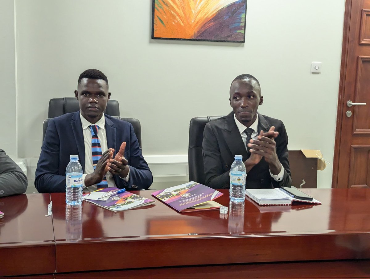 Nkumba University Law Society (@nkumba_law) on Twitter photo Reflecting on the #NewLawYearcelebrations!
Our NULS President <a href="/JoelKuganja/">Kuganja Jovan joel</a> represented <a href="/LawStudentsUg/">Uganda Law Students Association</a>, alongside @ellajuly_27 and the executive team. He led discussions with <a href="/ac_owinydollo/">Alfonse C. Owiny - Dollo</a> on the plights of young lawyers and explored potential partnerships with the judiciary. Reflecting on the #NewLawYearcelebrations!
Our NULS President <a href="/JoelKuganja/">Kuganja Jovan joel</a> represented <a href="/LawStudentsUg/">Uganda Law Students Association</a>, alongside @ellajuly_27 and the executive team. He led discussions with <a href="/ac_owinydollo/">Alfonse C. Owiny - Dollo</a> on the plights of young lawyers and explored potential partnerships with the judiciary.