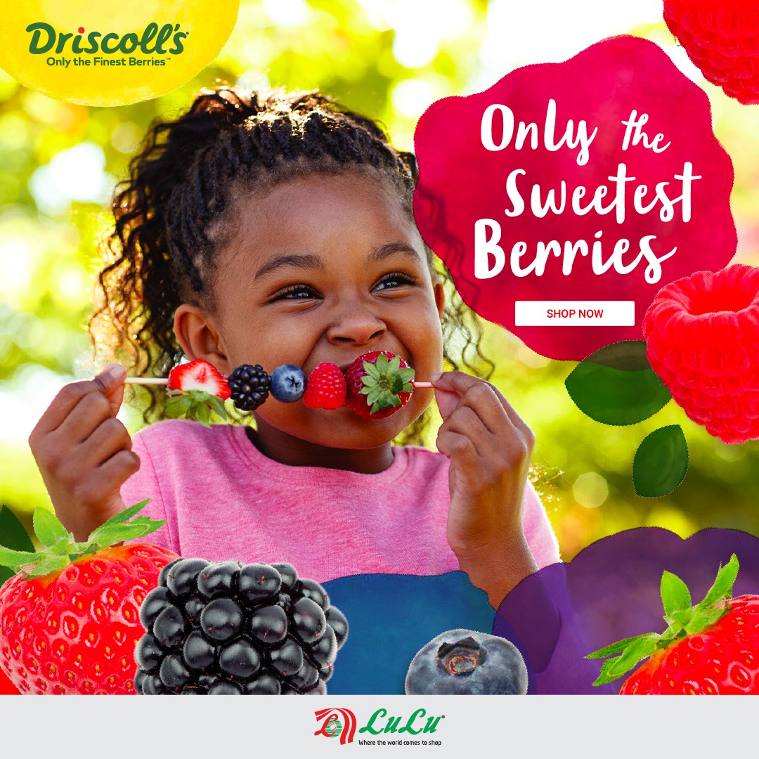 LuLuHyperKW's tweet image. Whether it's a snack or a topping, Driscoll's berries make everything berry special! 🍓🛒 Grab your favourite strawberries, blueberries, and more at your nearest #LuluKuwait and make your day berry-licious!😍🛍️ #HappyAtLulu