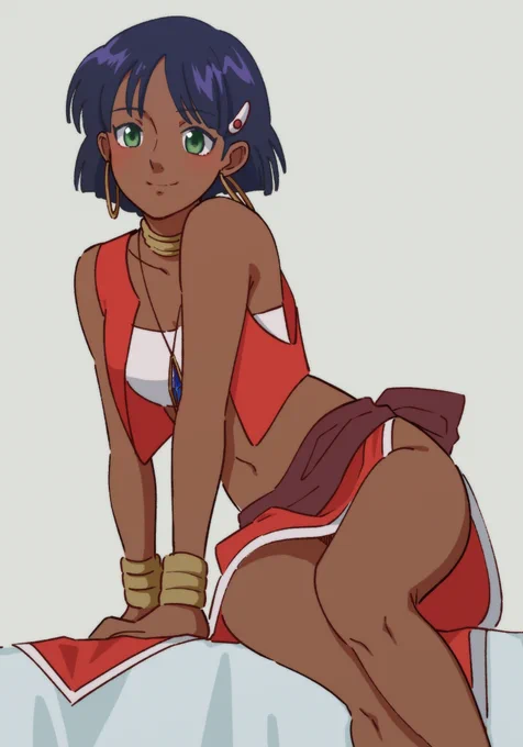 せっかくなのでこの間描いたナディアを再掲します。