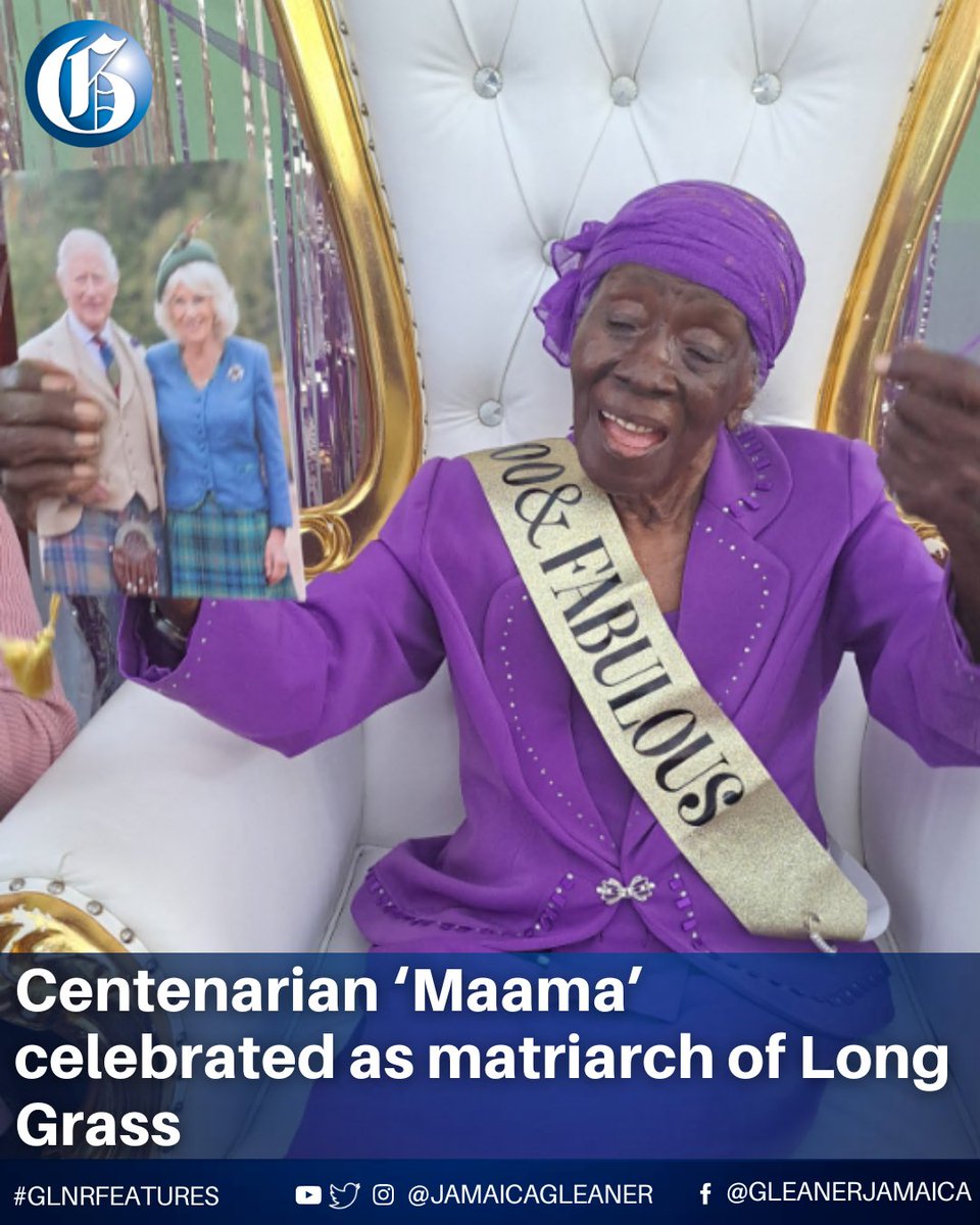 JamaicaGleaner's tweet photo. Reaching a milestone few ever do, Catherine Murray, affectionately called ‘Maama’, celebrated her 100th birthday on February 4, surrounded by more than 400 family members, friends, and community well-wishers.

Read more: https://t.co/2z4FzdErfl #GLNRFeatures https://t.co/8mxiig1FMw