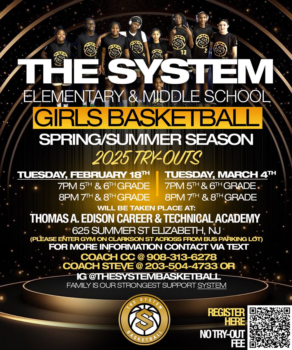 No Boyz Allowed (@noboyzallowedbb) on Twitter photo FAMILY is the strongest support SYSTEM!! Come Out & Join The SYSTEM Family!!
Where High Level Teaching Of The Game Happens!! Prepare Yourself For The Next Level Through The SYSTEM!! <a href="/SidelineStevie/">Basquiat</a> <a href="/NJLadiesHoops/">NJ Ladies Hoops</a> <a href="/GthingBBall/">gthingbasketball</a> <a href="/SheGotGame7/">She Got Game Classic</a> <a href="/TinyGreenNBS/">Coach Tiny Green</a> <a href="/brolylew/">Girel ‘Broly’ Lewis</a> <a href="/Sh3gotgame1/">Sh3gotgame</a> FAMILY is the strongest support SYSTEM!! Come Out & Join The SYSTEM Family!!
Where High Level Teaching Of The Game Happens!! Prepare Yourself For The Next Level Through The SYSTEM!! <a href="/SidelineStevie/">Basquiat</a> <a href="/NJLadiesHoops/">NJ Ladies Hoops</a> <a href="/GthingBBall/">gthingbasketball</a> <a href="/SheGotGame7/">She Got Game Classic</a> <a href="/TinyGreenNBS/">Coach Tiny Green</a> <a href="/brolylew/">Girel ‘Broly’ Lewis</a> <a href="/Sh3gotgame1/">Sh3gotgame</a>
