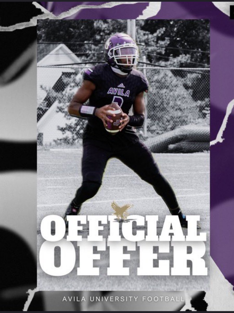 Greg Pearson (@gregpearson777) on Twitter photo Blessed to receive my 4th official offer from <a href="/AvilaFootball/">Avila Football</a>
#EFND #AGTG
<a href="/CoachDavis82/">Raymond Davis</a>
<a href="/STHFootball/">St. Thomas Football</a>
<a href="/TXPrivateFBGuy/">Texas Private School Football</a> Blessed to receive my 4th official offer from <a href="/AvilaFootball/">Avila Football</a>
#EFND #AGTG
<a href="/CoachDavis82/">Raymond Davis</a>
<a href="/STHFootball/">St. Thomas Football</a>
<a href="/TXPrivateFBGuy/">Texas Private School Football</a>
