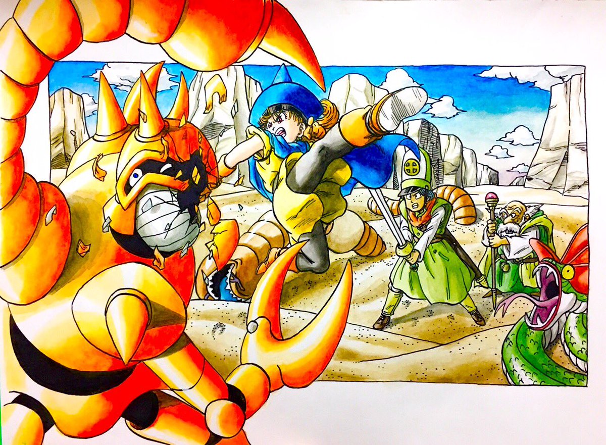 いろいろと思い出が尽きないゲームです
 #ドラクエ4祝35周年 