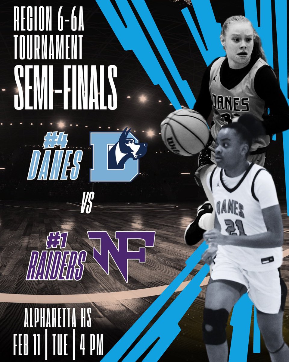 DenmarkHoops's tweet photo. 🚨 GAME DAY 🚨 
 
🆚 North Forsyth
🏆 Region 6-AAAAAA Tourney Semifinals
🗓️ 2/11/25
🕕 4:00PM
📍 Alpharetta HS
@Denmark_Danes @DenmarkHS https://t.co/nC62GJCjP4