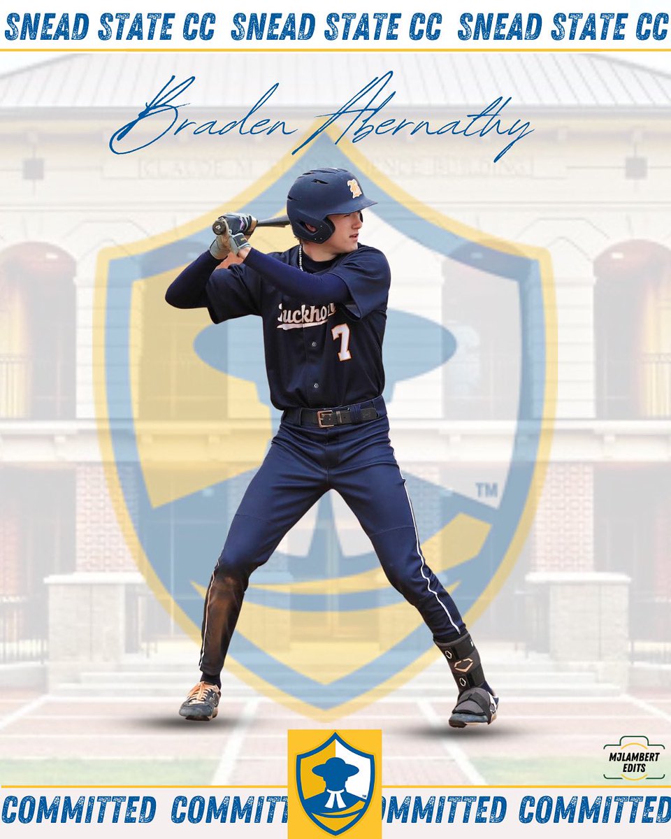 I want to start by thanking God for giving me the opportunity to continue my baseball career at Snead State CC. I also want to thank my family, friends, teammate and coaches.for all the support along the way.
#goparsons