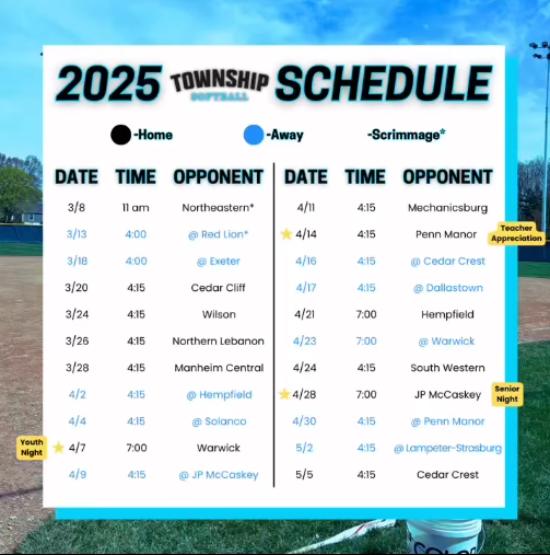 The Countdown is on!
1st Scrimmage:  25 days
1st Game:             35 days
Home Opener:   37 days