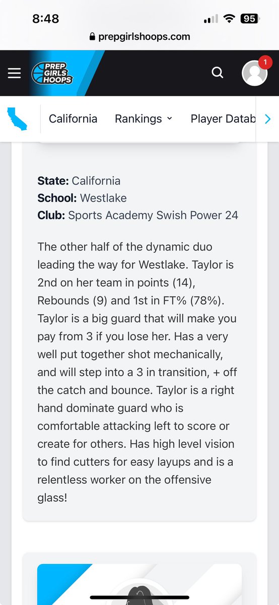 Thank you <a href="/PGHCalifornia/">Prep Girls Hoops California</a> !! <a href="/westlakehsgbb/">WHSGirlsBasketball</a>