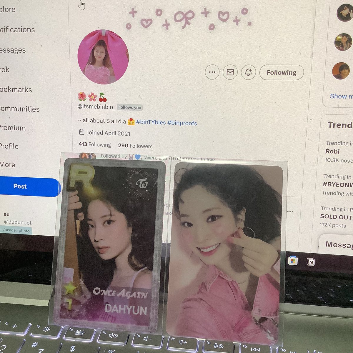 itsmebinbin_'s tweet photo. wts dahyun ssjyp once again 

1500 dop / payo 1300
with mag case
x - sensitive

dahyun fol ld ssjyp once again https://t.co/XEkG25byvk
