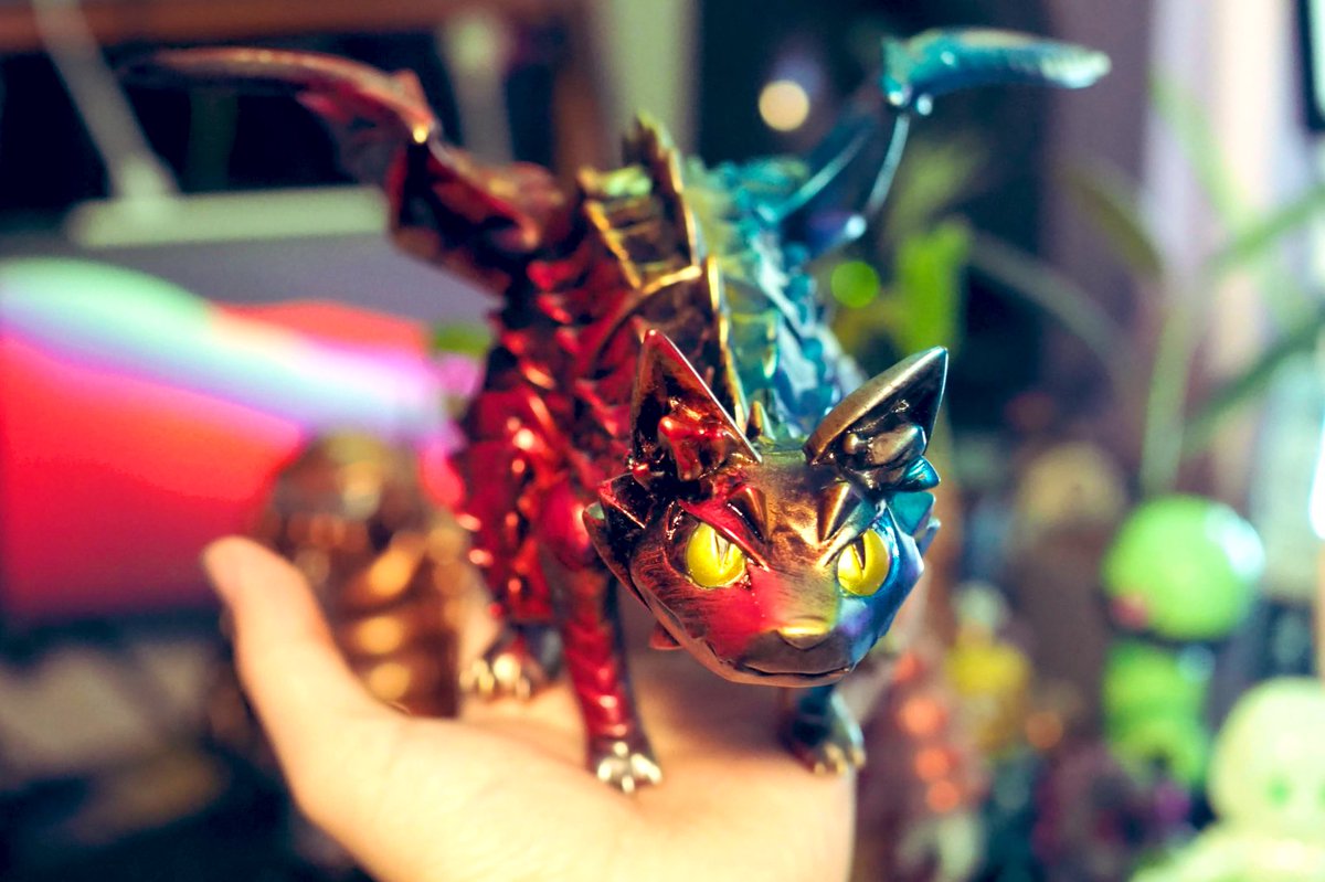 バケタンブログ ドラゴニット 後藤彩色所 ver ソフビ ドラゴニットかわいい 後藤彩色所ファンとしても最高のソフビ #バケ