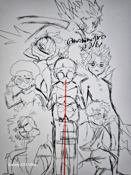 描いてて変わり具合がエグいなと 
