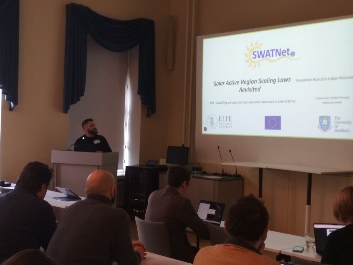 Anastasiya VaBo (@_anastasiya_b) on Twitter photo The core and the heart of the #SWATNetProject - the Early-Stage Researchers #ESR are presenting their #research achievements to the #spaceweather community at the #SWATNet final conference. #Sun #solarphysics #heliophysics <a href="/photonenkanone/">Andreas Wagner</a> <a href="/lidiya_john/">Lidiya Annie John</a> The core and the heart of the #SWATNetProject - the Early-Stage Researchers #ESR are presenting their #research achievements to the #spaceweather community at the #SWATNet final conference. #Sun #solarphysics #heliophysics <a href="/photonenkanone/">Andreas Wagner</a> <a href="/lidiya_john/">Lidiya Annie John</a>