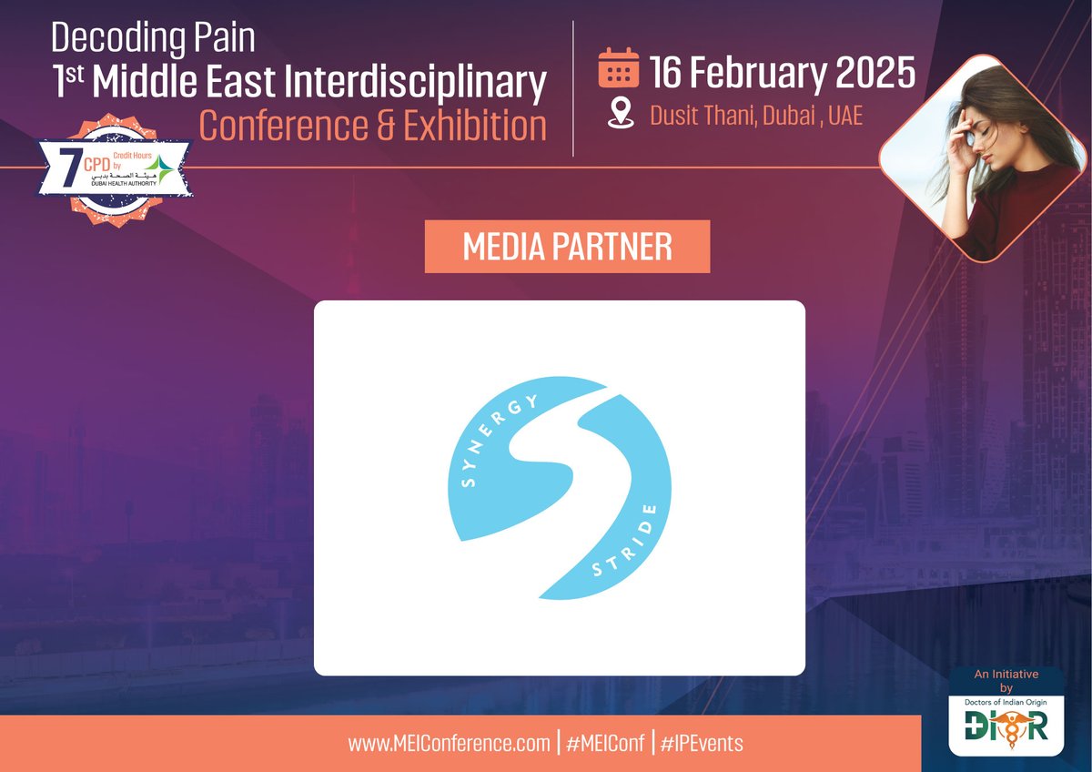 MEIConf's tweet photo. We are thrilled to announce Synergy Stride as Media Partner for #MEIConf 2025! 

Reg @ https://t.co/BQUdxLKCSV https://t.co/HgIBXIjhDL