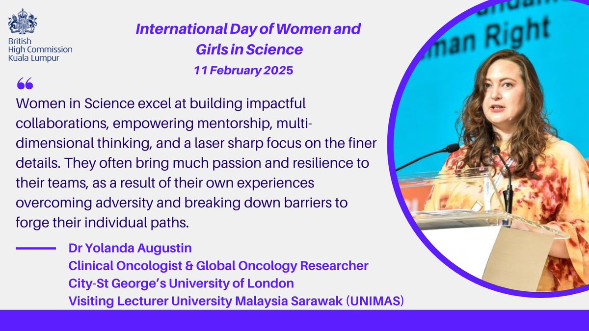 Today, we celebrate International Day of Women and Girls in Science (#IDWGS)!

We recognise all the fantastic women in #STEM who are working to improve lives.

We must remember that gender equality in #science is crucial for building a better future for all.
