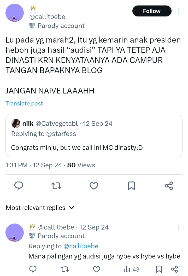 ningsapphic's tweet photo. mau nambahin. pas minju jadi mc, sm stans jadi party pooper. ngasih backhanded compliments seakan-akan minju ngga capable and calling her ‘mc dynasty’ as if she didn’t go through auditions, padahal jd mc di mubank ada audisinya. so if she got the job, that means she’s qualified. https://t.co/kRc7elzbQu
