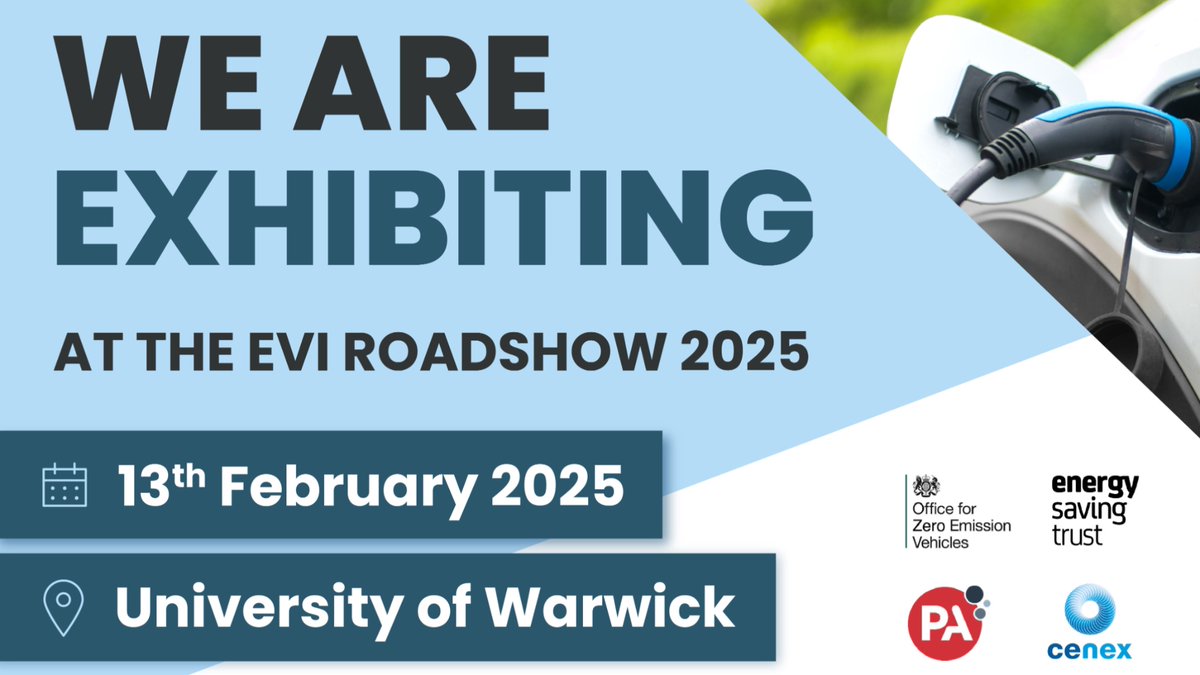 For our first event of 2025, we’re excited to return to the EVI Roadshow this Thursday!
 
💡 Our Chief Development Officer Paul Ford will also be giving insights into the Zest difference. If you’re attending too, come and speak to the team on our stand.

#EVIRoadShow