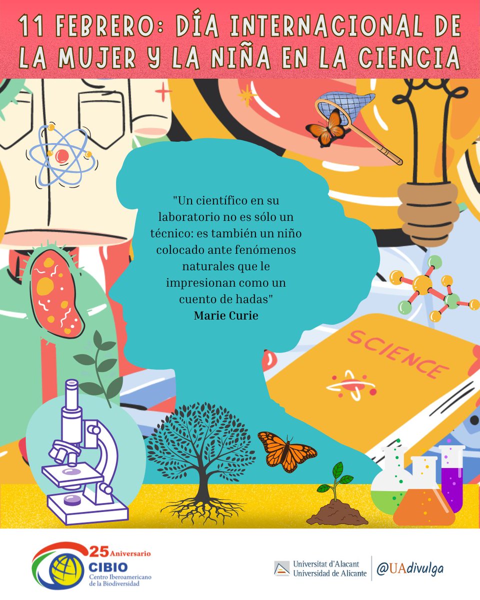 El 11 Febrer tracta de visibilitzar el treball de les dones que treballen a les àrees STEM (Science, Technology, Engineering and  Mathematics), creant així referents femenins per a la infància que  puguin contribuir a l'elecció d'aquestes àrees com a carreres. <a href="/IUCibio/">Cibio</a>