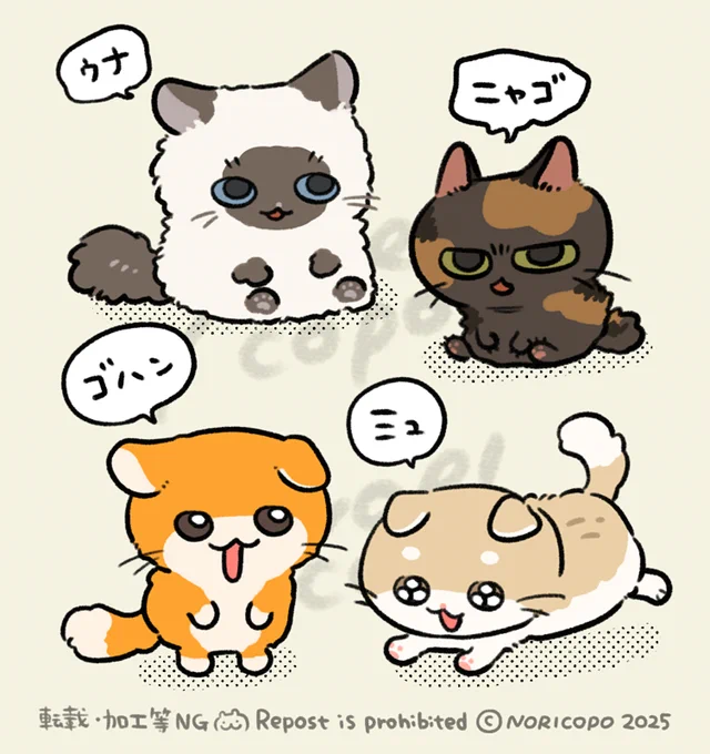 募集:すきな猫ちゃんの種類または毛色をおしえてください!私は全種 