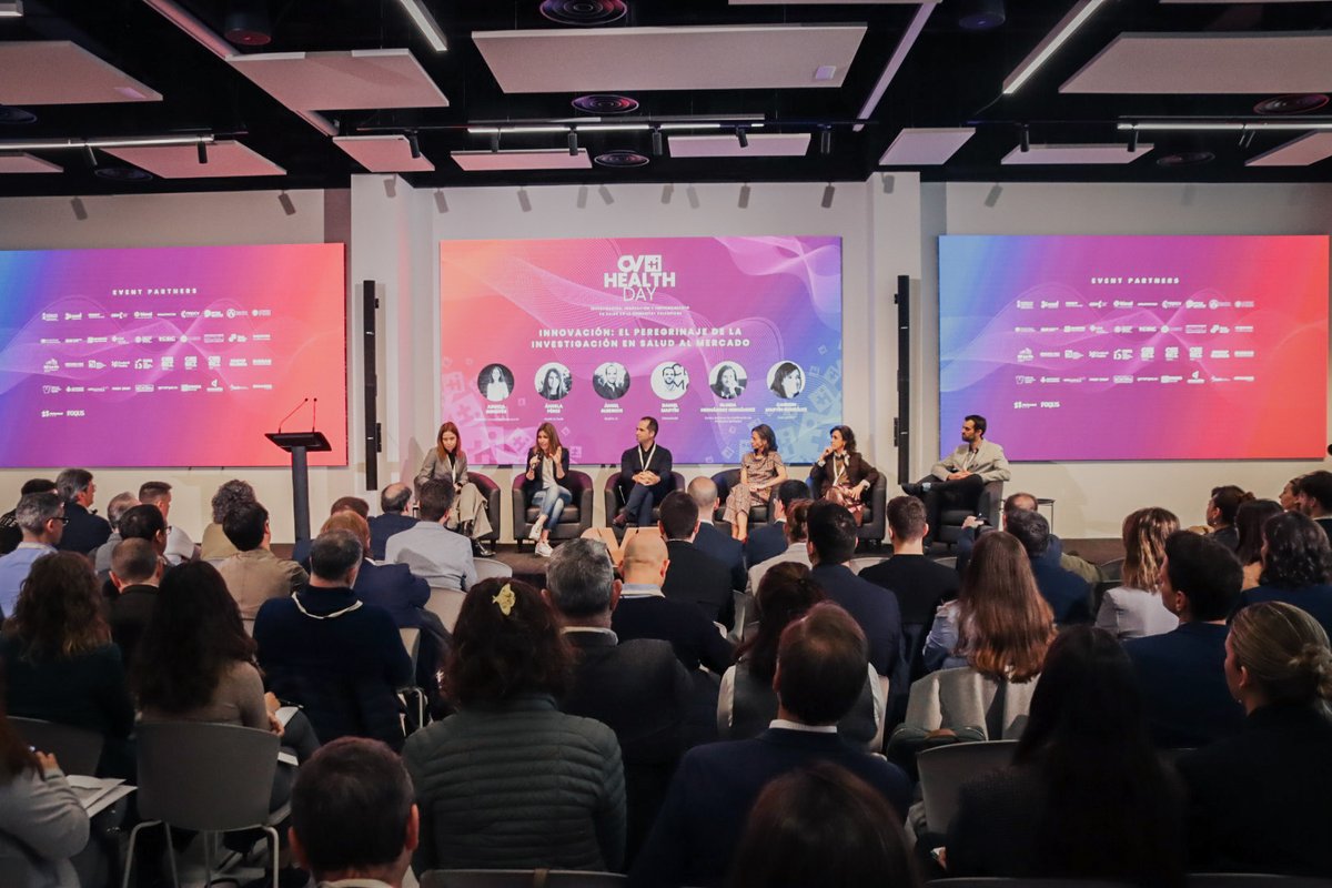 Empezamos las mesas redondas del #CViHealthDay
Innovación: el peregrinaje de la investigación en salud al mercado
📌 Ángel Alberich
📌 Ainhoa Genoves
📌 Gloria Hernández
📌 Daniel Martin
📌 Carmen Martín
📌 Ángela Pérez

Streaming: youtube.com/live/I1A2Xt_jm…