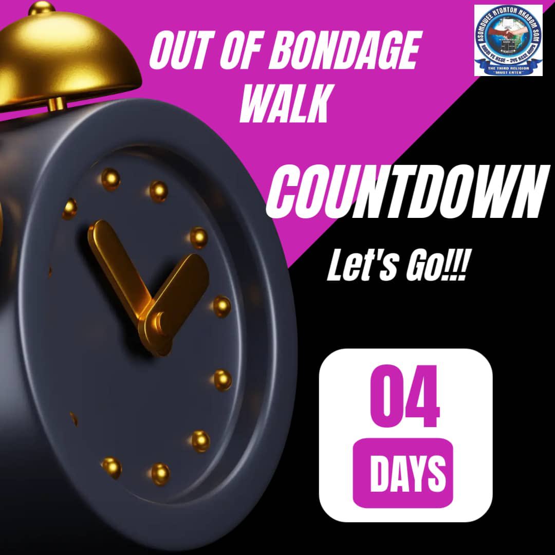 EndTimeMessiah's tweet photo. Out of bondage Walk countdown 🔥🔥🔥
15th Feb 2025🔥

04 days more 

#NyameSomafoYawoh🙏
#FaithHealersMission
#OutOfBondageWalk✅ https://t.co/aMQzfGeyqn