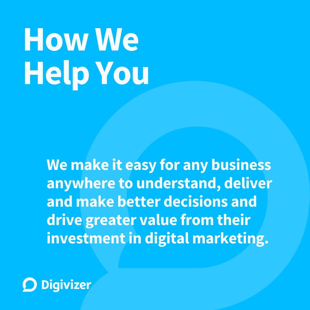 Digivizer's tweet image. 📊 We leverage data that drives results and delivers growth.

With our Digital Marketing Insights Platform, we take the guesswork out of success.

Ready to grow? Tap into the Digivizer Advantage and let our expert team show you how. 

#DigitalMarketing #DigivizerAdvantage
