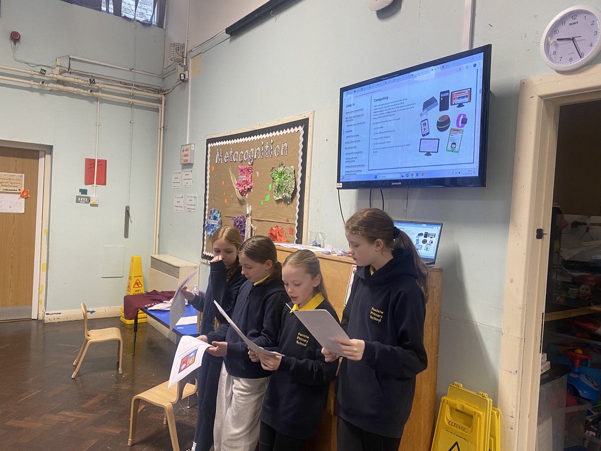 Safer internet day. Thank you to our digital leaders for taking our assembly today. <a href="/fcwpa/">Fochriw Primary</a> <a href="/SaferInternet/">Safer Internet</a>