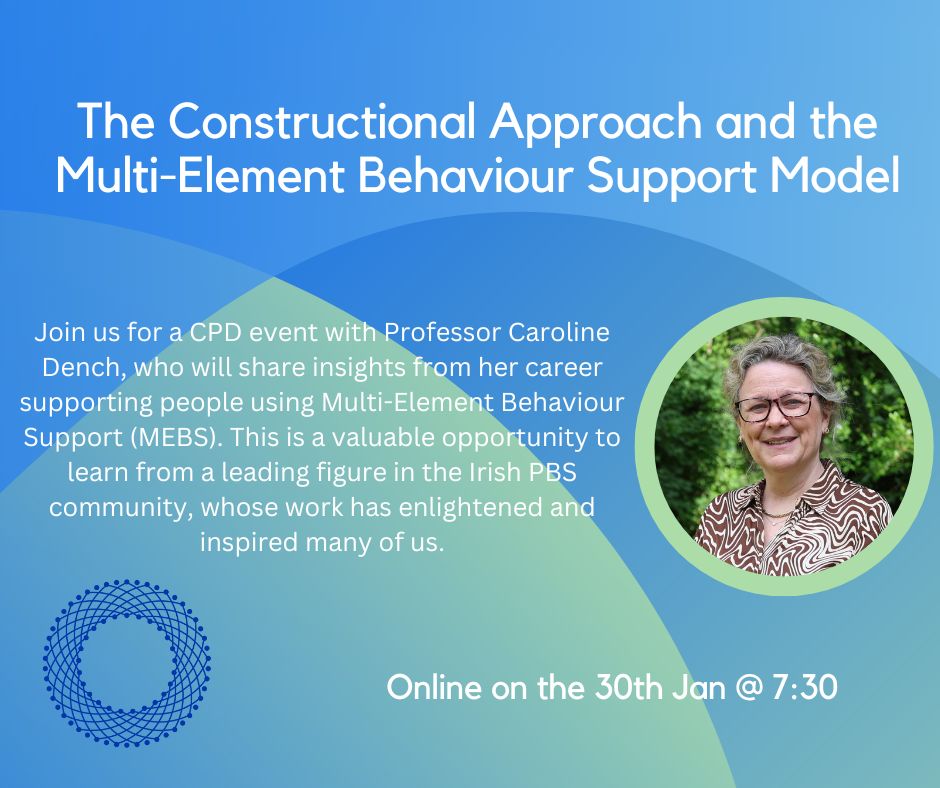 isba_ie's tweet image. January 2025 CPD Event Recording Now Available!

Caroline Dench explored how MEBS integrates Goldiamond’s constructional approach to enhance person-centred behavioural support.

Watch the recording on our website!
isba.ie/2368-2/

#pbs  #MEBS