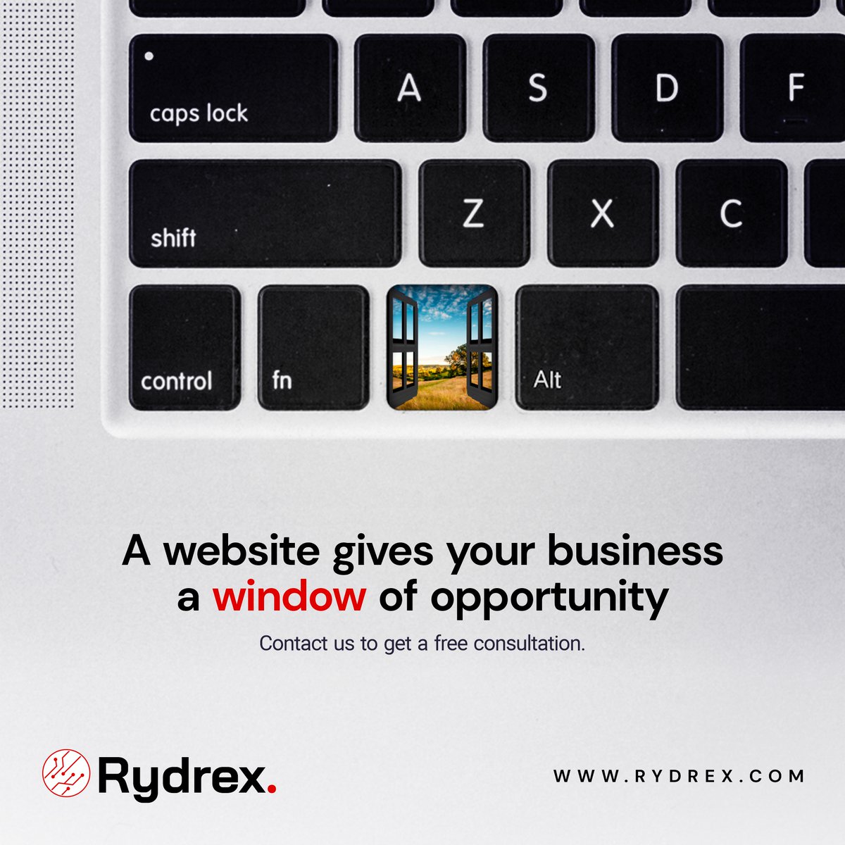 Rydrex is your business’s gateway to success! 🌟 Get in touch today for a FREE consultation and let’s elevate your online presence together. ✨

#Rydrex #BusinessGrowth #WebSolutions #FreeConsultation #OnlineSuccess #rydrexcrm #WebDevelopment #WebDevelopmentMysore