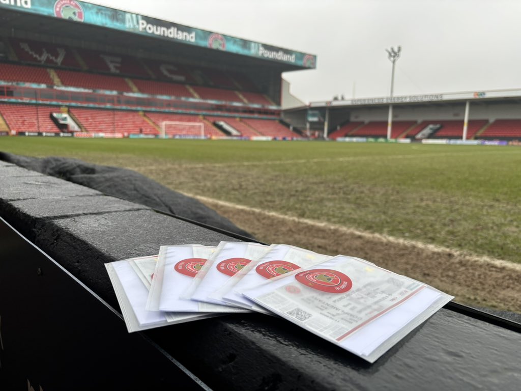 Walsall FC (@wfcofficial) on Twitter photo ποΈ ππππππ πππππππ ππππππππ! ποΈβ£
Weβve hidden 5 pairs of tickets in well-known Walsall spots! ππ
Need a ticket? Find one before kick-off! πΈ Snap a pic, tag us & use #TennerTuesday if you do.β£
Share this & stay tuned for clues! Get searchingβgood luck! ποΈ ππππππ πππππππ ππππππππ! ποΈβ£
Weβve hidden 5 pairs of tickets in well-known Walsall spots! ππ
Need a ticket? Find one before kick-off! πΈ Snap a pic, tag us & use #TennerTuesday if you do.β£
Share this & stay tuned for clues! Get searchingβgood luck!