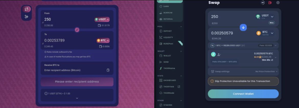 Charan 🪙🕸 (@cbcrypto111) on Twitter photo CWAP SWAP Cross-Chain DEX powered by Coinweb $CWEB <a href="/CoinwebOfficial/">Coinweb.io</a> 🔥
$USDT on ERC20 to $BTC swap!
0.2% fee on @CWAPSWAP vs 1.5% fee on <a href="/THORSwap/">THORSwap ⚡ #BetterThanCEX</a>
#Coinweb #Crypto
$RUNE $SOL $ETH $FLIP $POL $BASE $BNB $XRP $LINK $DOT CWAP SWAP Cross-Chain DEX powered by Coinweb $CWEB <a href="/CoinwebOfficial/">Coinweb.io</a> 🔥
$USDT on ERC20 to $BTC swap!
0.2% fee on @CWAPSWAP vs 1.5% fee on <a href="/THORSwap/">THORSwap ⚡ #BetterThanCEX</a>
#Coinweb #Crypto
$RUNE $SOL $ETH $FLIP $POL $BASE $BNB $XRP $LINK $DOT