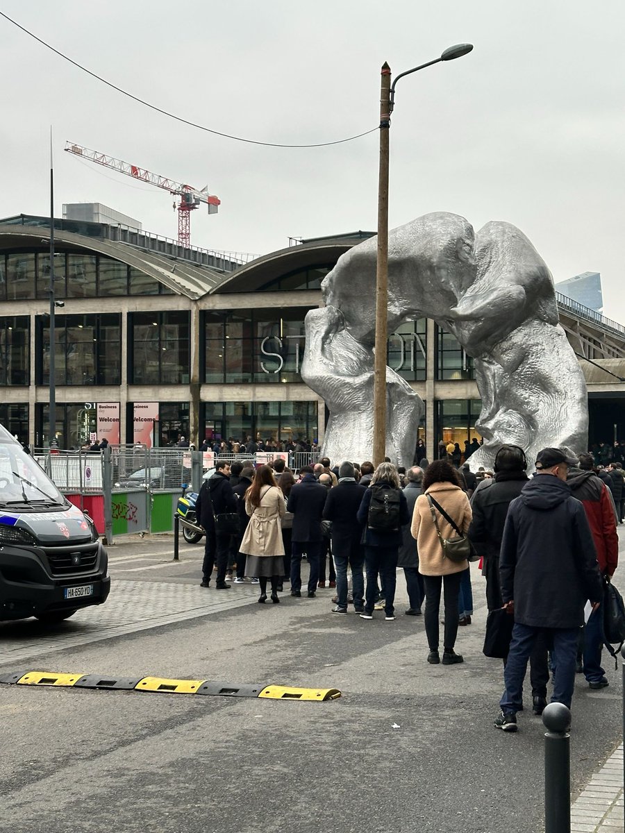 Whoa. That’s the line to get in <a href="/joinstationf/">STATION F</a> #AIActionSummit