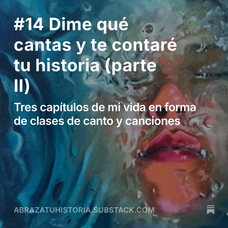 Y es que la expresión personal a través del canto, el teatro, la pintura, la escritura… nos permite ocupar más espacio, no sólo externo, también interno ¿Sabes a lo que me refiero? bit.ly/4gwrcRi