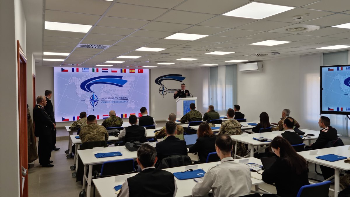 NSPCOE's tweet photo. We’re proud to announce the successful completion of the "Stability Policing for Field Commanders" course! Congratulations to all participants, 24 extraordinary professionals from 🇧🇦🇨🇿🇬🇪🇮🇹🇵🇱🇹🇷🇬🇧🇺🇦🇺🇸.
#StabilityPolicing #MissionReady #FieldCommanders #WeAreNATO #StrongerTogether https://t.co/szEwkvzJ9k