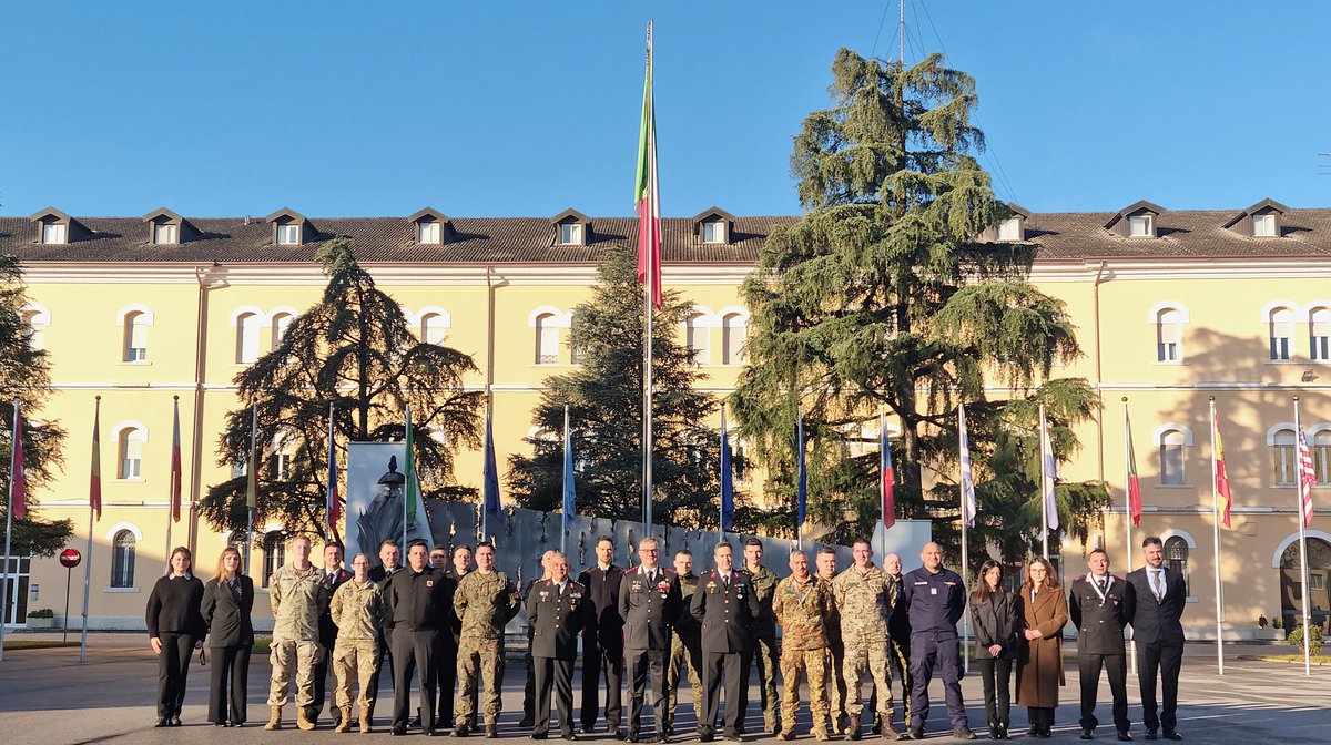 NSPCOE's tweet photo. We’re proud to announce the successful completion of the "Stability Policing for Field Commanders" course! Congratulations to all participants, 24 extraordinary professionals from 🇧🇦🇨🇿🇬🇪🇮🇹🇵🇱🇹🇷🇬🇧🇺🇦🇺🇸.
#StabilityPolicing #MissionReady #FieldCommanders #WeAreNATO #StrongerTogether https://t.co/szEwkvzJ9k