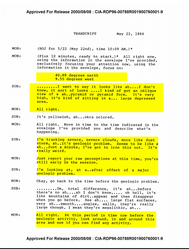remoteviewed's tweet image. For a bit of fun in an X space hosted by @Logan yesterday, we experimented with prompting an AI to remote view several blind RV targets.

One of the targets I set was the same one I recently tasked my Rabbit Holes team with—a location on Mars. This target has history: it was