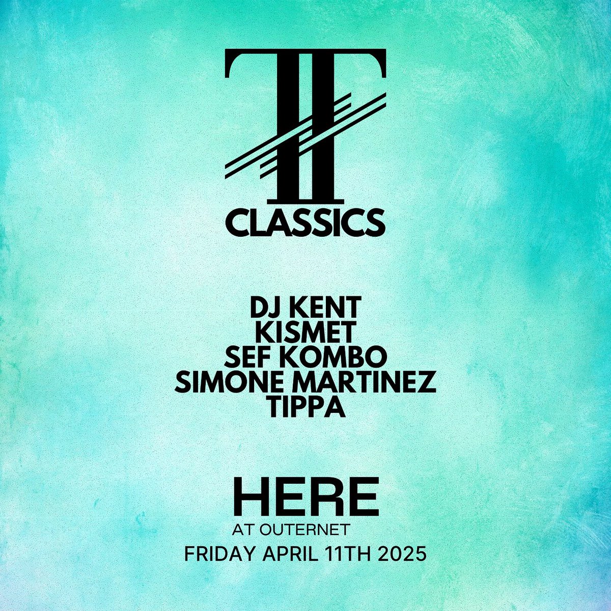 DJ Kent 🤝🏾

April 11th 🤝🏾

Tickets Dropping on Thursday, treat somebody you love with this early valentines gift 🎁 

tiltwoparties.com/classics