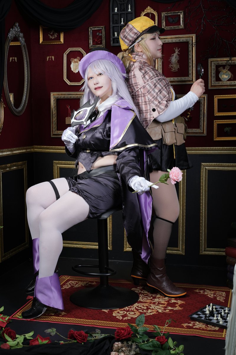 ⚠️コスプレ/cospley

勝利の女神NIKKE/ 

怪盗vs 探偵

ノベル　マリさん<a href="/haru24565563/">マリ5🪨👧</a> 
ファントム　名波

#FantomeVsDetective併せ0211
#NIKKEcosplay

#スタジオリューレント 様
撮影ありがとうございます😊