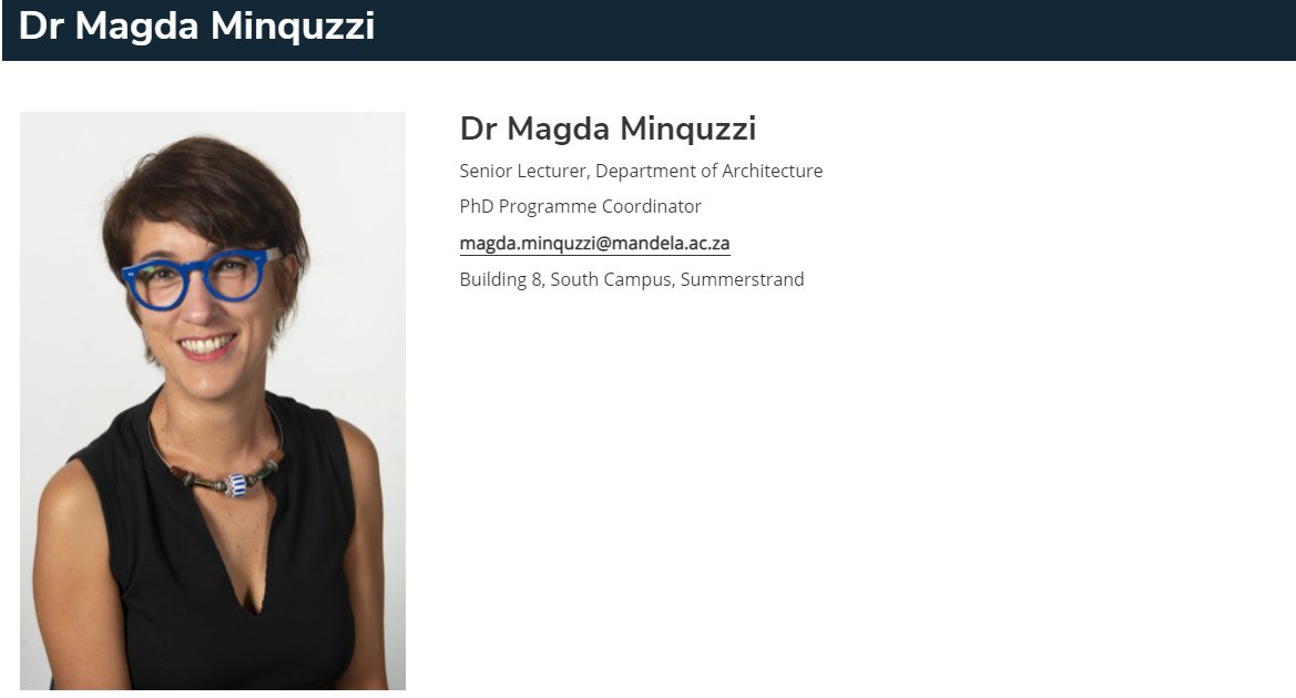Stonefishweirs's tweet photo. International Day of Women and Girls in Science; 11 February, we salute our female team members and women of ages in the fields of #knowledgeand #science #InternationalDayofWomenandGirlsinScience
Prof. Magda Minguzzi
Nelson Mandala University, South Africa
4/5 https://t.co/pdQB2X2AkG