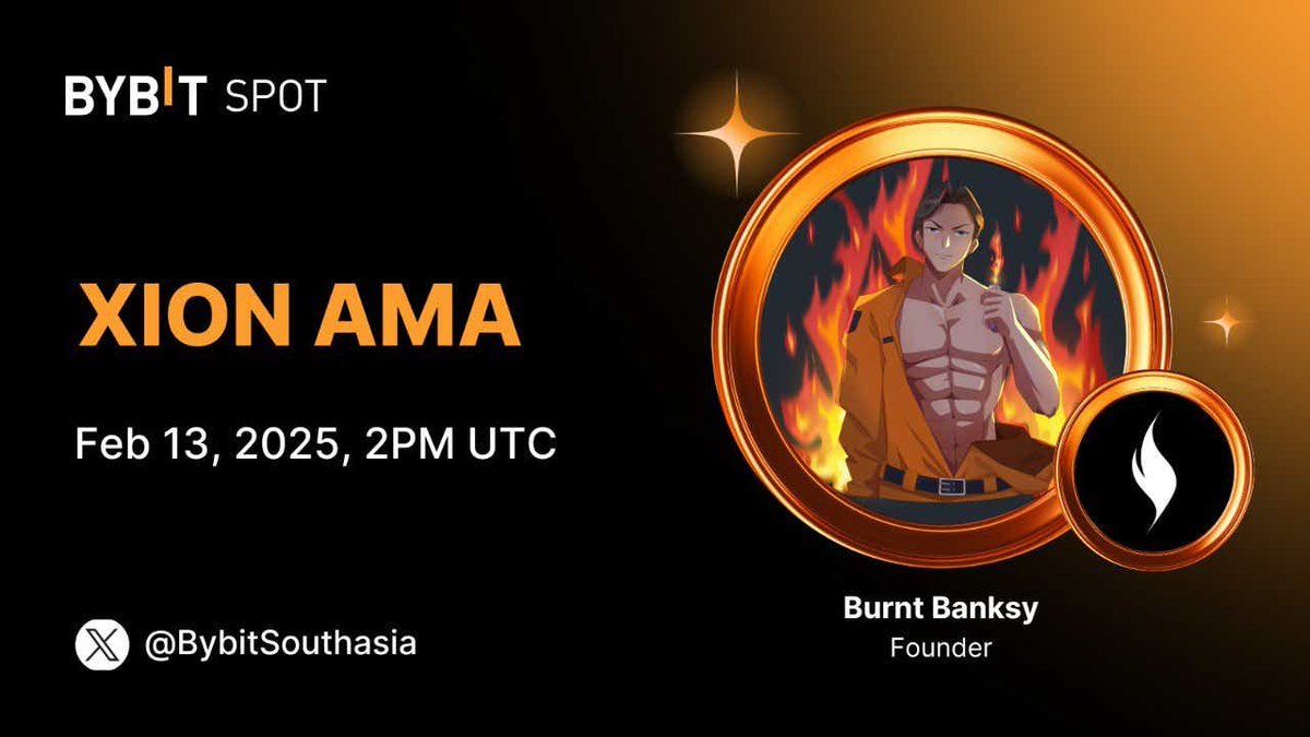 BybitSouthasia's tweet photo. 🔥 Join the @burnt_xion  on @BybitSouthasia 

When: Feb 13, 2025, 2 PM UTC
Where: Bybit South Asia X Spaces

Exclusive Rewards:
🎁 177 $XION tokens for 25 lucky winners!
🎉 $250 USDT bonus prize pool for quiz participants!

How to Participate:

Follow: @burnt_xion , @Bybit_Official , and @BybitSouthasia 

Register Here: https://t.co/aUKkSNfPaW

Like, Retweet this and tag 3 friends. 
May fortune be with you! 🚀

#XION #Bybit #AMA