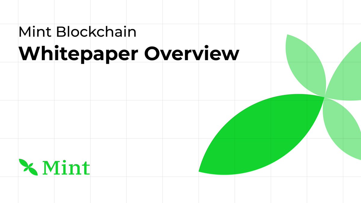 MintChain_ESP's tweet photo. Hoy se publicó el informe técnico de Mint Blockchain 🍀📗

Una capa 2 de Ethereum que utiliza NFT para conectar a usuarios globales y agentes de IA.

Descubra ahora el futuro de una red impulsada por NFT.

📖 Lea más a continuación ⬇️

https://t.co/RzPsR8hlf1 https://t.co/hjS8ddKlo4