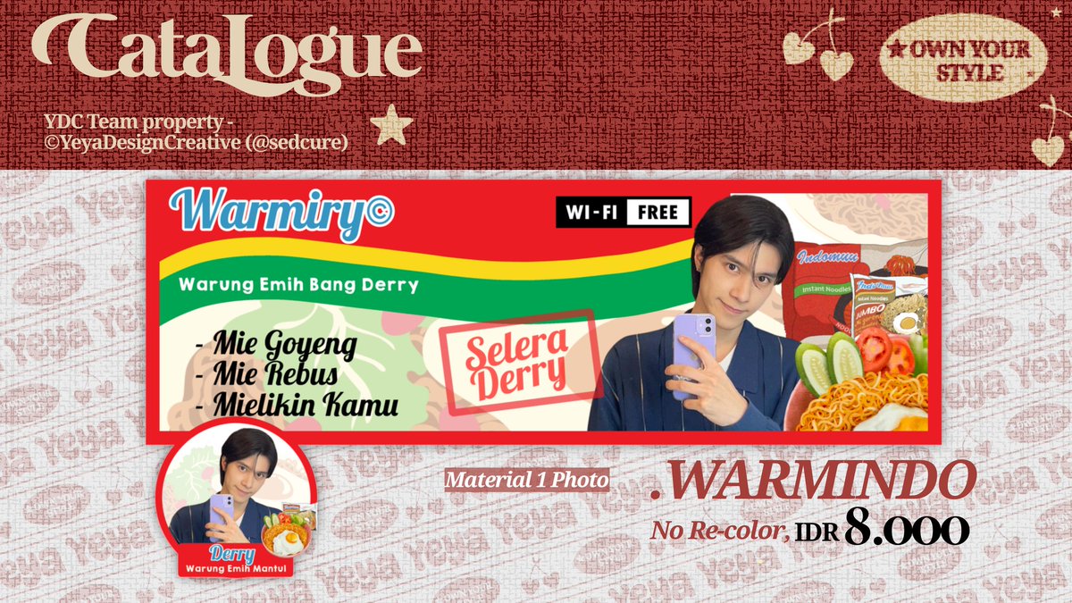 sedcure's tweet image. #zonauang
HARI TERAKHIR DISKON 25%!!
AYO JAJAN LAYOUT JameTtt di YEYA SKUY🤙🤙
Diskon tanpa minimal order ya 😋
➡️YEYA JUGA OPEN BUAT SPONSOR/GA!!⬅️
Skuy mari jajanng!
CATALOGUE 📌 surl.li/oljamh