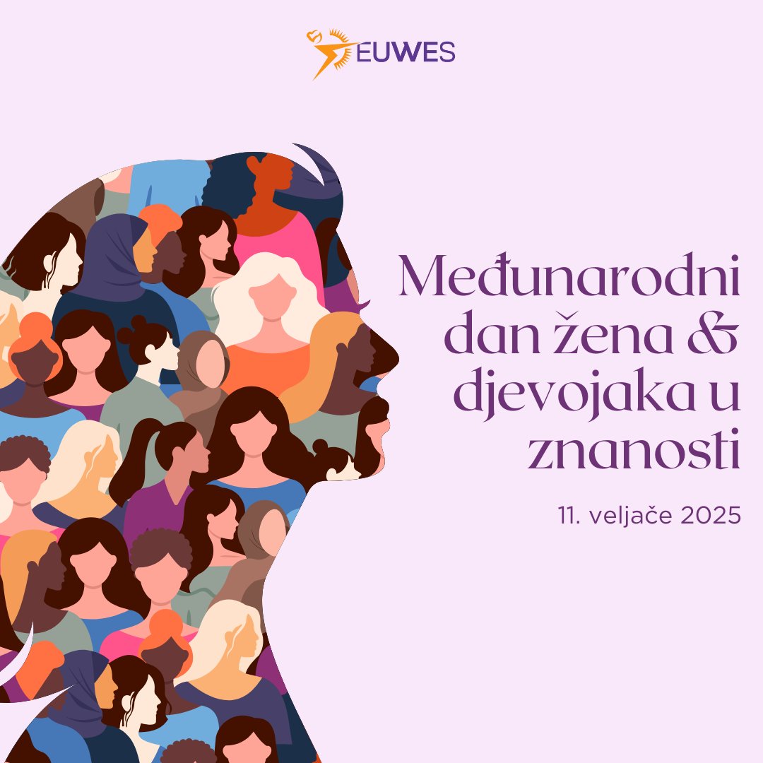Danas, 11. veljače, slavimo Međunarodni dan žena i djevojaka u znanosti! 

Ovaj dan ističe ključnu ulogu žena u znanstvenim disciplinama i potiče djevojke diljem svijeta da slijede svoje snove u STEM područjima.
 znanstvena okruženja

#EUWES #WomenInScience #STEM #GenderEquality