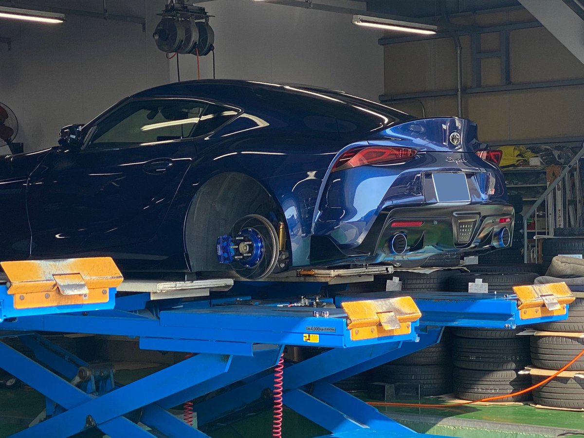 TM_F_MASA_TV's tweet photo. GR supra
タイヤ交換
#toyota #supra #grsupra #90supra #mk5 #supramk5 #supramkV #workwheels #thunderbolt #endless #Michelin #pilotsport https://t.co/r7wBpUef2y