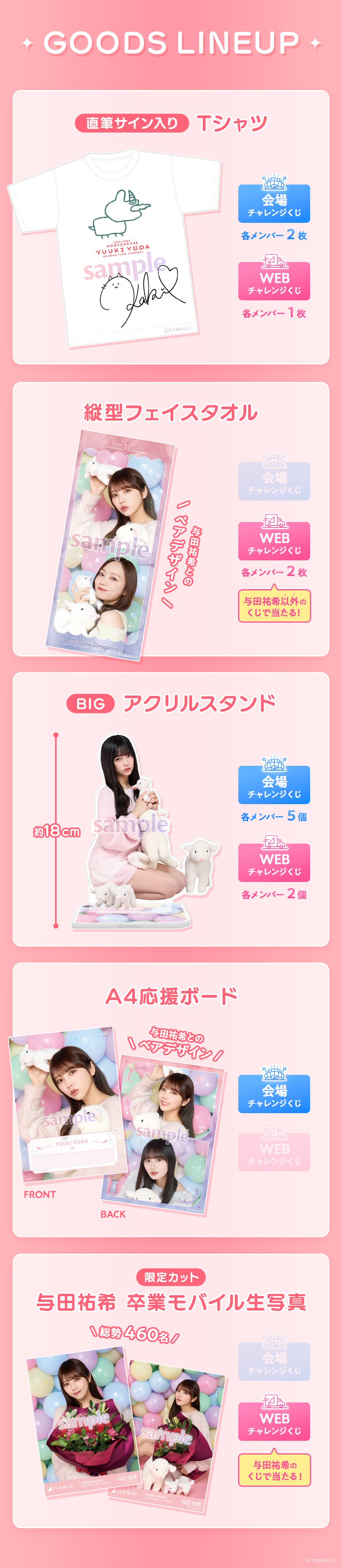 乃木坂46 夏の全国ツアーライブTシャツモバイル会員特典与田祐希サイン有 乃木坂46 夏の全国ツアーライブTシャツモバイル会員特典与田祐希