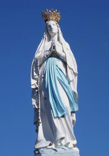 cathoreac's tweet image. Notre Dame de Lourdes, priez pour nous
