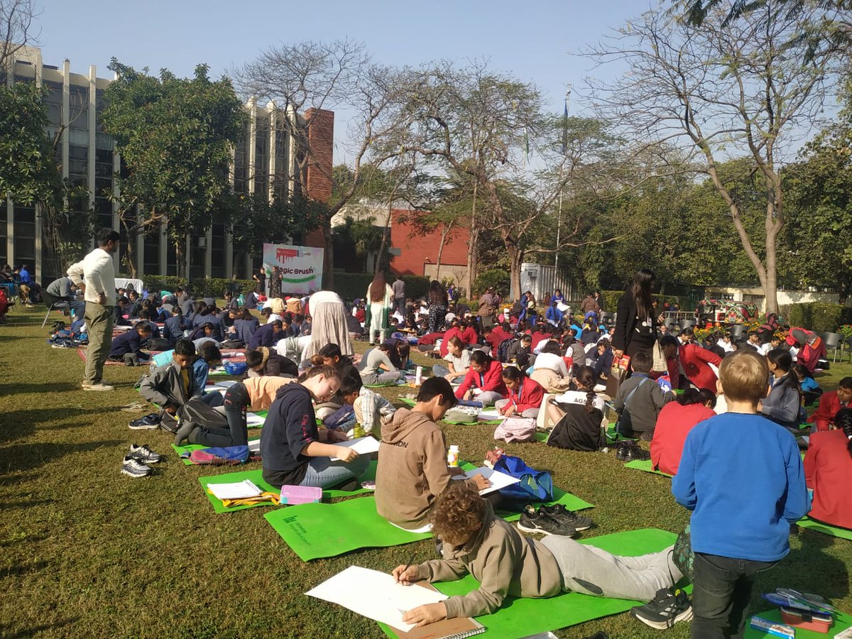 MIMA_NGO's tweet photo. MIMA kids showcased their creativity at the Hungary Embassy! 🎨✨ They participated in a Drawing Competition organized by the Liszt Institute @hci_delhi (Hungarian Culture Centre), Delhi, fostering artistic expression and cultural exchange. 🖌️🌍 thank you for invitin https://t.co/ahaNRFz7Q2
