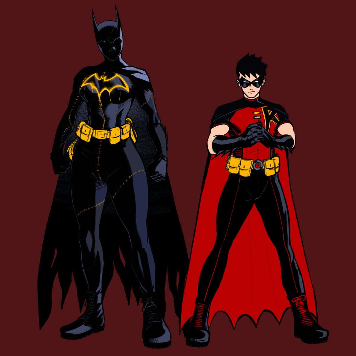 Randomuser9O9's tweet photo. The Bat (Cassandra Cain) and Robin (Bruce Wayne) mentor-metee AU Swap commission by @01lev04 #dc #dccomics #art #artowork #batgirl #batman #robin #cassandracain #batmanandrobin #au #casscain #brucewayne https://t.co/7Q5ubfSWzm