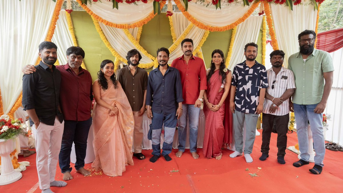 Looking forward to giving a wonderful movie. Happy for this awesome team up! 🙏 😊 

#SevenScreenStudio12 - Starring the super talented <a href="/iamVikramPrabhu/">Vikram Prabhu</a> along with our beloved <a href="/lk_akshaykumar/">LK Akshay Kumar</a>

Shoot begins today with an auspicious pooja with the gracious presence of Director