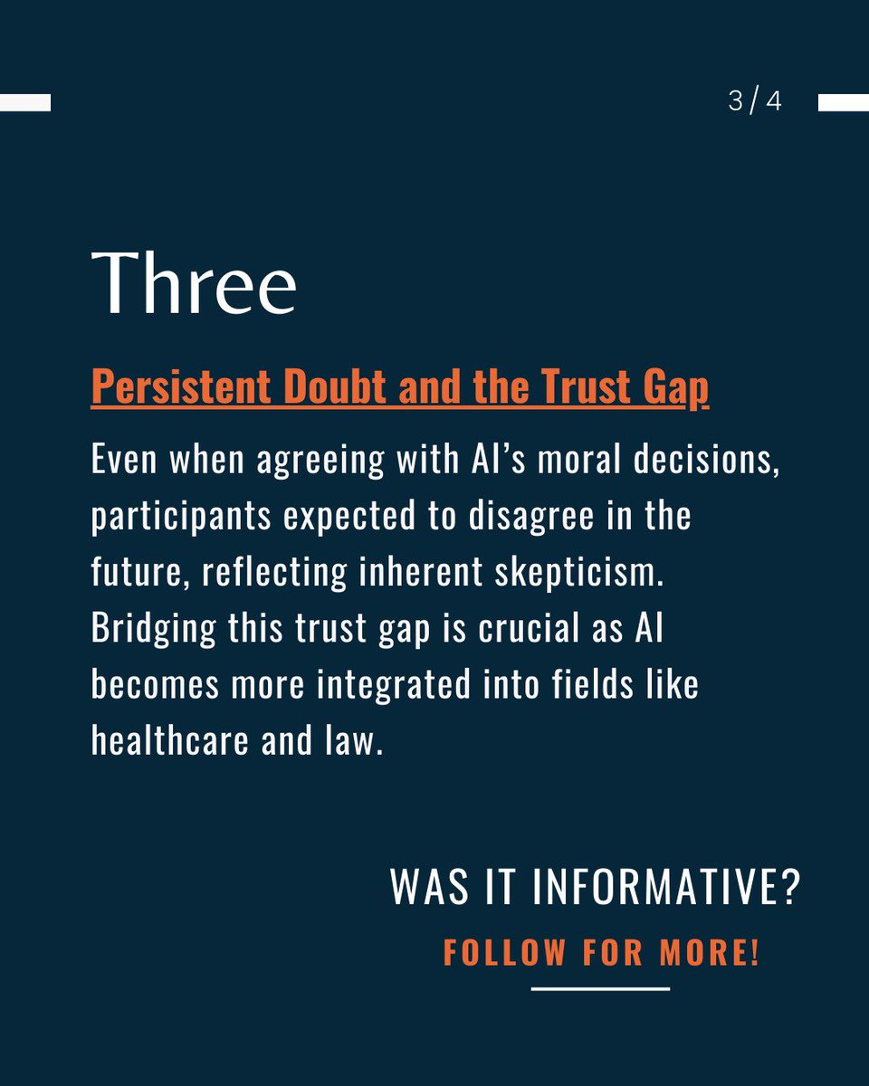 eicta_iitk's tweet image. Can AI Be Trusted with Moral Decisions? Research Says Not Yet.

#AIethics #MoralAI #TrustInTech #ArtificialIntelligence
